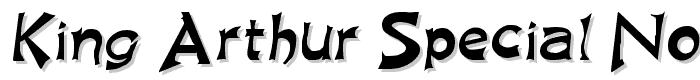 King Arthur Special Normal font